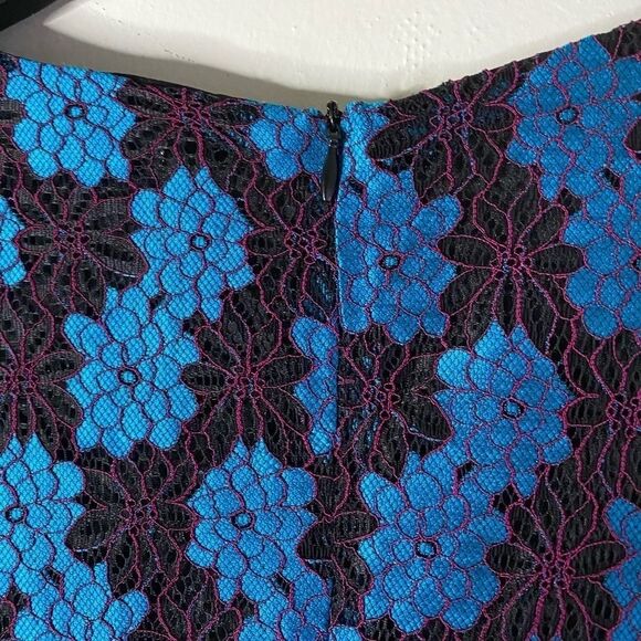 Marina Kaneva Plus Size Floral Lace Dress Size 18 - Picture 7 of 10